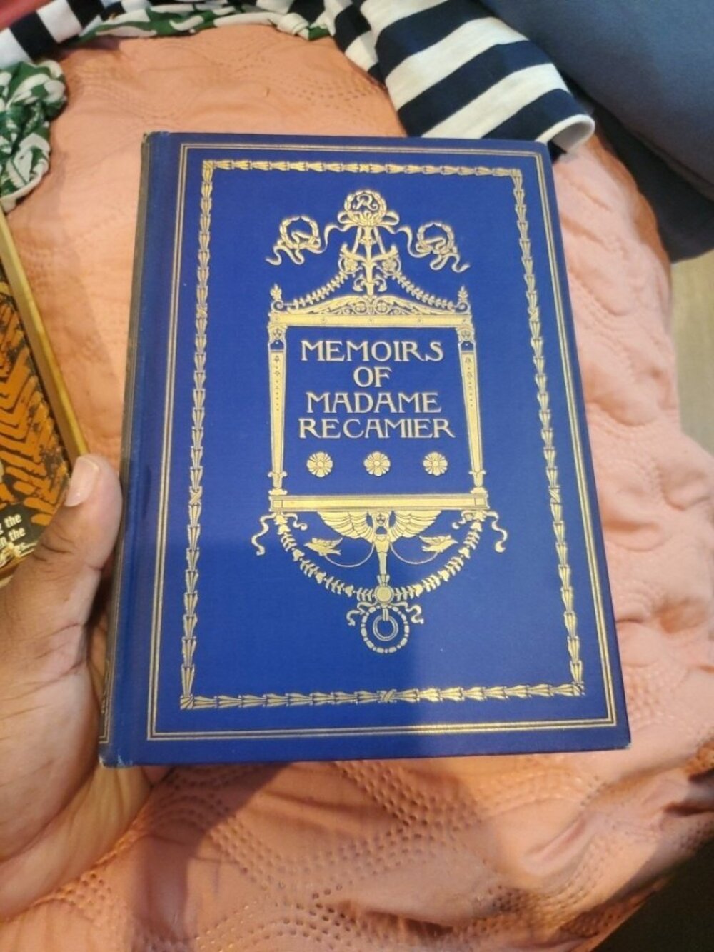 Memoirs & Correspondence of Madame Recamier Isaphene M Luyster c1867